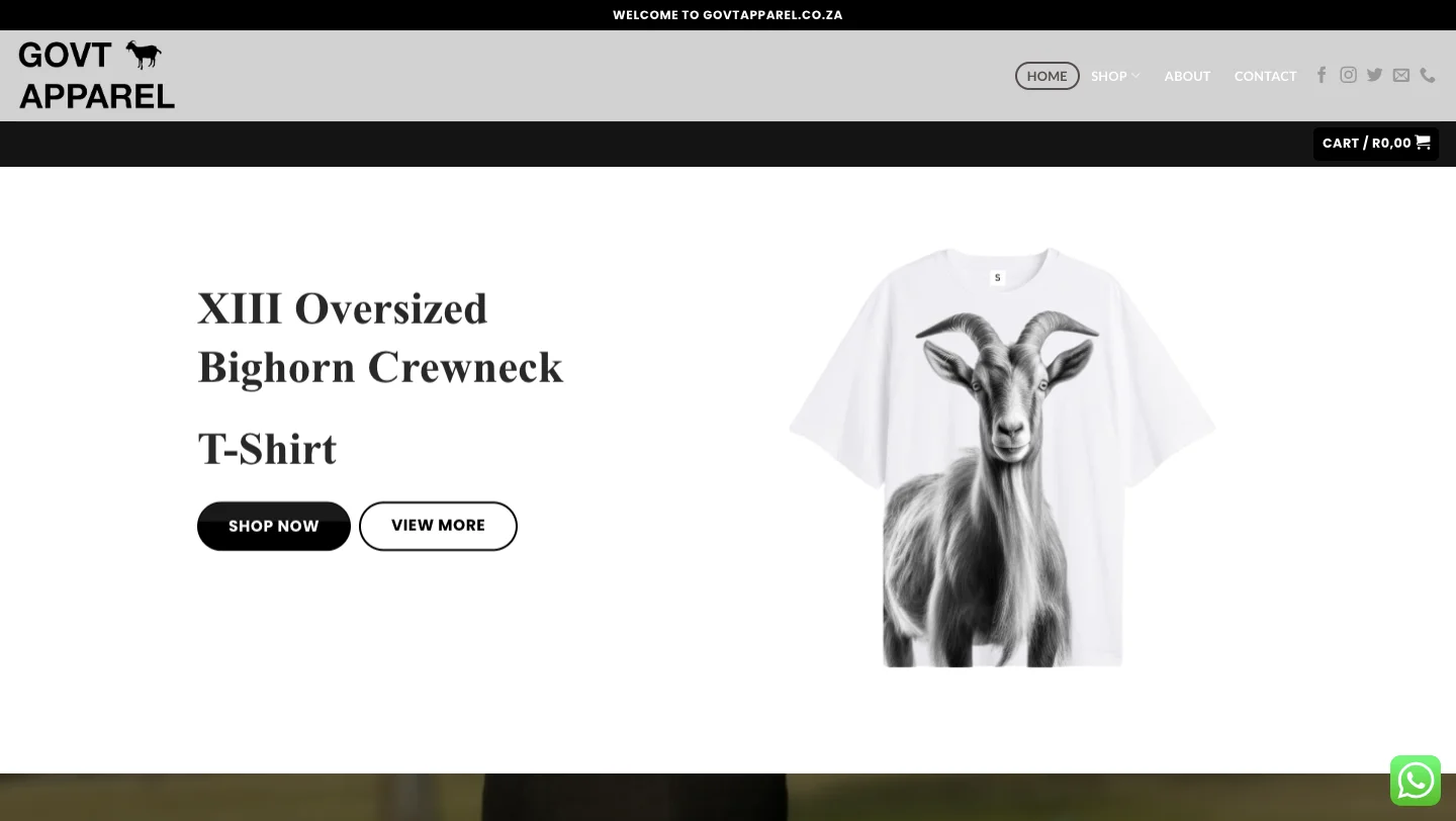 Govt Apparel project preview