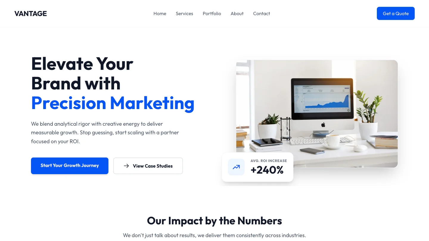 Vantage Branding project preview